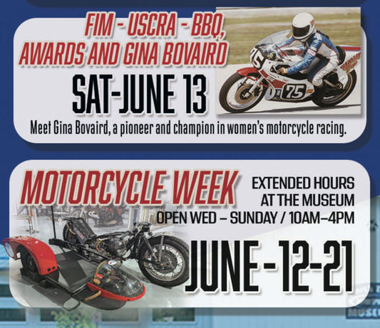 MotorCycle Week - Extended Museum Hours